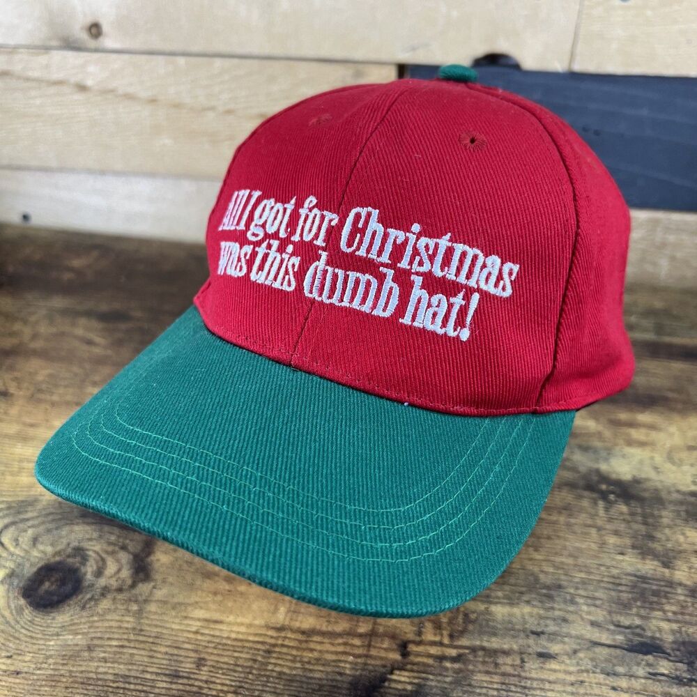 Christmas Holiday Comedy Red Green Trucker SnapBack Adjustable Hat Baseball Cap
